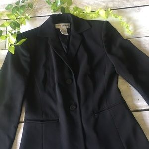 Black blazer with buttons-petite